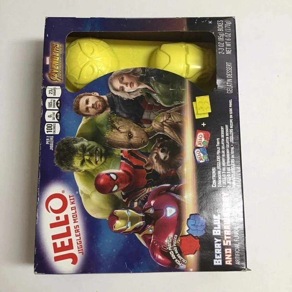 Marvel Avengers Jello Jigglers Molds Kit 12 Jello Shots Bar NO JELLO NEW 2020